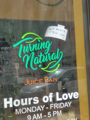 Turning Natural by null