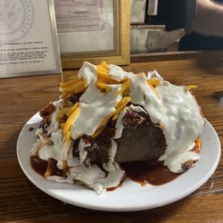 Three Sam's BBQ Joint - Loaded bake potato