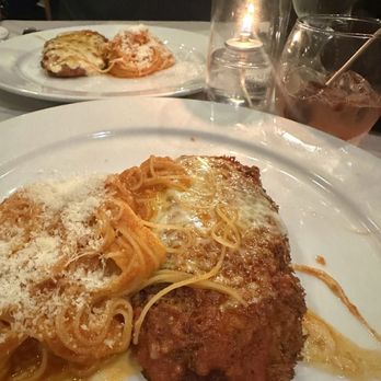 Rustico Restaurant - Chicken Parmesan with angel hair pasta - Italian Near Me - Westlake Village, California Rustico Restaurant - Chicken Parmesan with angel hair pasta - Italian Near Me - Westlake Village, California