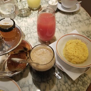 Angelina - Eggs, iced coffee, grapefruit juice, and the bread with spreads. - Breakfast & Brunch Near Me - Paris, 75