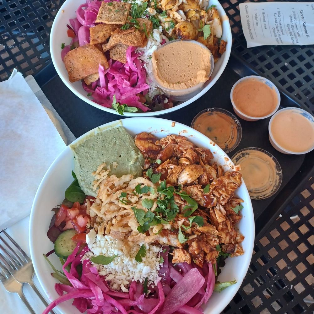 Kareem's - BBQ chicken bowl - Mediterranean Near Me - Anaheim, California