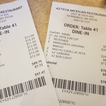 Dax's Bar & Grill - Dax's loss of money minus tip!! - American Near Me - Richland, Washington