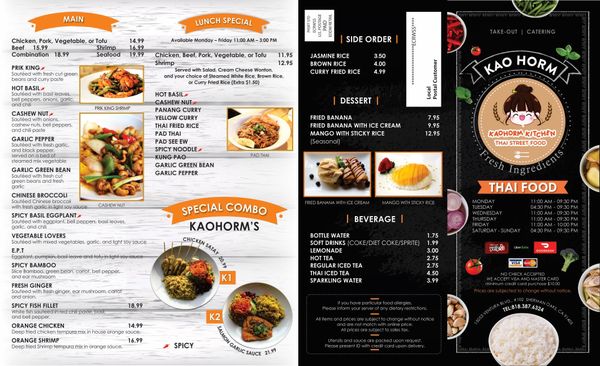 Menu photo 2 Kaohorm Kitchen Sherman Oaks, CA