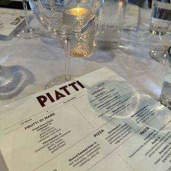Piatti - Menu - Italian Near Me - La Jolla, California