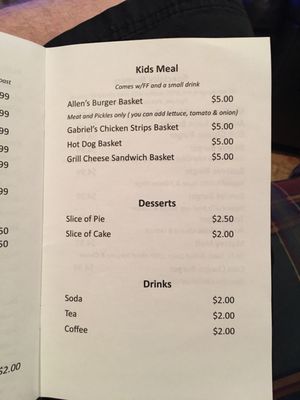 Menu photo 4 Nana & Papa's Bluebird Cafe Wills Point, TX