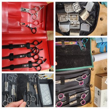 Custom Edge Sharpening - Grooming shears and clipper blades came in. - Knife Sharpening Near Me - Glen Ellyn, Illinois