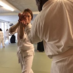Aikido Aikikai of Phila - Practicing a reverse Kotegaeshi technique at one of the many seminar events here at Aikikai of Philadelphia.