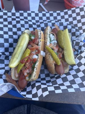 Chicago Style Beef and Dogs by null