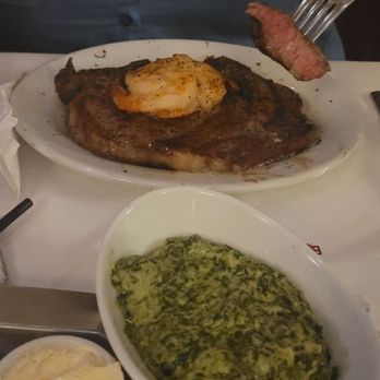 Ruth's Chris Steak House - My wife had a ribeye and shrimp and my creamed spinach. - Steakhouses Near Me - Pasadena, California