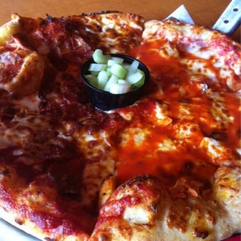Portland Pie Co - Half pepperoni. Half buffalo chicken. - Pizza Near Me - Westbrook, Maine