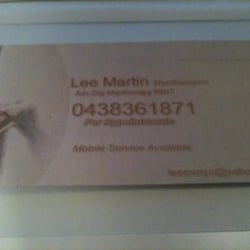 Lee Martin Myotherapist