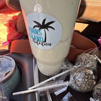 Johns Island Nutrition - Banana pudding shake and cake pops - Juice Bars & Smoothies Near Me - Charleston, South Carolina