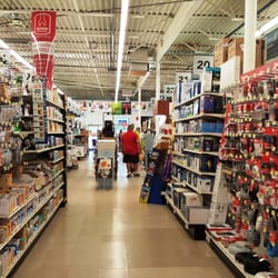 Roselawn True Value Hardware - Tri-County Hardware in Roselawn, IN.  Main aisle. (June 21, 2016)