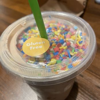 Shake Shack RiNo - My milkshake was labeled as "gluten free" to ensure equiptment was cleaned of cross contamination - Fast Food Near Me - Denver, Colorado Shake Shack RiNo - My milkshake was labeled as "gluten free" to ensure equiptment was cleaned of cross contamination - Fast Food Near Me - Denver, Colorado