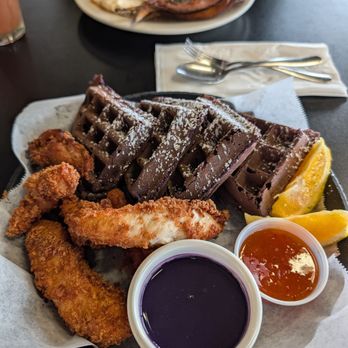 West Hill Deli - Chicken and ube waffles - New American Near Me - Auburn, Washington West Hill Deli - Chicken and ube waffles - New American Near Me - Auburn, Washington