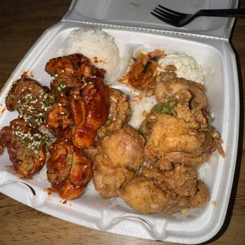 Grinds 2 Da Max Russell - Chicken Combo plate with Garlic chicken / Spicy furikake chicken - Hawaiian Near Me - Las Vegas, Nevada
