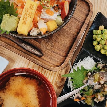 Hana Don - Table spread - Japanese Near Me - Toronto, Ontario Hana Don - Table spread - Japanese Near Me - Toronto, Ontario