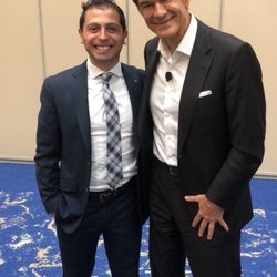 Neurostrive Hydration & Med Spa - Dr. Kashouty meeting Dr Oz after an interview together