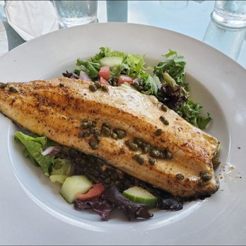 Manuel's Bread Cafe - The amazing lemon caper fish salad - French Near Me - North Augusta, South Carolina