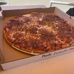 Milton KOA Holiday - 16" Cheese Pizza from the Snack Shack delivered poolside