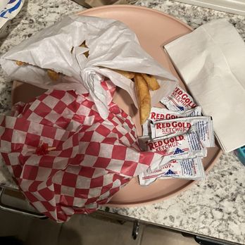 Jumbo Hamburgers - Cute packaging. - Burgers Near Me - Tulsa, Oklahoma