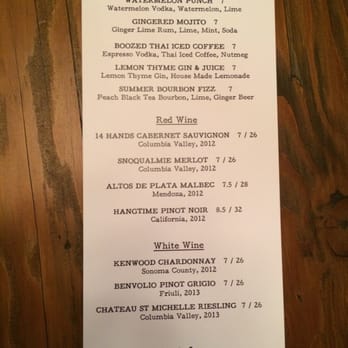 Wendigo - Drink Menu Cocktails and Wine - Bars Near Me - Stoughton, Wisconsin