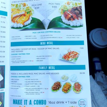 Ono Hawaiian BBQ - Menu 3 - Hawaiian Near Me - Alhambra, California Ono Hawaiian BBQ - Menu 3 - Hawaiian Near Me - Alhambra, California