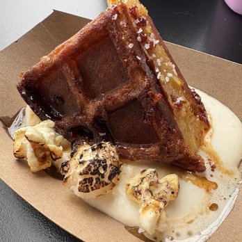 Parlor Kitchen - Corn Mochi waffle - Food Trucks Near Me - Apopka, Florida Parlor Kitchen - Corn Mochi waffle - Food Trucks Near Me - Apopka, Florida