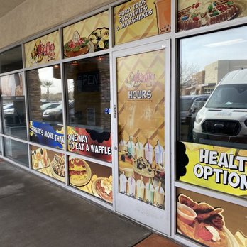 Waffles Cafe - Front door - Juice Bars & Smoothies Near Me - North Las Vegas, Nevada