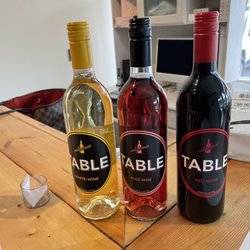 Free wine, I love this place