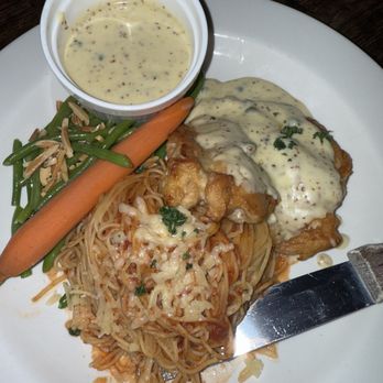 Diane's Saddleback Grill - Chicken piccata (with extra sauce I requested) 10/10 delicious! - Bars Near Me - Lake Arrowhead, California