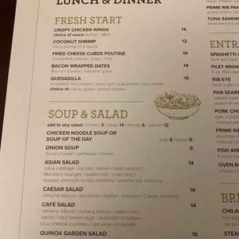 The Pechanga Cafe - Menu - New American Near Me - Temecula, California