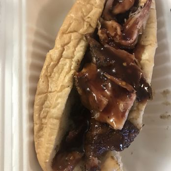 Island Style BBQ - Pulled chicken sandwich with sweet Carolina sauce. Mac & Cheese. Caribbean greens. - Barbeque Near Me - Battle Creek, Michigan Island Style BBQ - Pulled chicken sandwich with sweet Carolina sauce. Mac & Cheese. Caribbean greens. - Barbeque Near Me - Battle Creek, Michigan