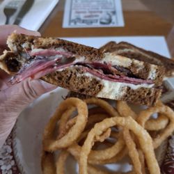 Boomtown Cafe - Pastrami and Swiss--good, but skimpy on meat