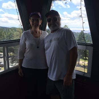 Rebecca's At the Lodge - The tower with White Sands in the background. - Resorts Near Me - Cloudcroft, New Mexico