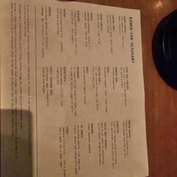 RAMEN-SAN - Menu - Ramen Near Me - Chicago, Illinois RAMEN-SAN - Menu - Ramen Near Me - Chicago, Illinois