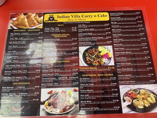 Menu photo 2 Indian Villa Edmonton, AB
