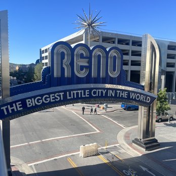 Whitney Peak Hotel Reno, Tapestry Collection by Hilton - Reno Arch from 2nd floor - Hotels Near Me - Reno, Nevada Whitney Peak Hotel Reno, Tapestry Collection by Hilton - Reno Arch from 2nd floor - Hotels Near Me - Reno, Nevada