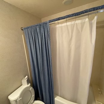 Seascape Beach Resort - Shower curtain looks like circa 1984. - Venues & Event Spaces Near Me - Aptos, California