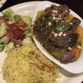 Cafe Turko - Aromatic Lamb with Turkish Apricots and Almonds - Halal Near Me - Seattle, Washington