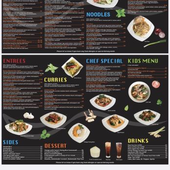 A Bite of Lao and Thai - Menu on phone - Thai Near Me - Allen, Texas