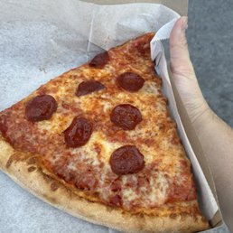 Pepperoni by the slice Pepperoni by the slice