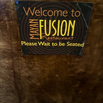 Mayan Fusion - Entry sign - Seafood Near Me - Fort Bragg, California