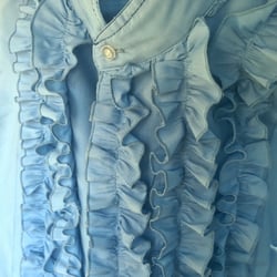 She cut the collar off my shirt! Love the new look and reasonably priced!