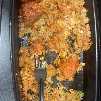 MattChews - Hibachi Salmon Bites fried kimchi rice - Sandwiches Near Me - Atlanta, Georgia