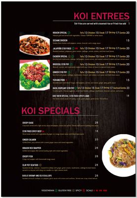 Menu photo 8 Koi Asian Bistro Greenville, SC