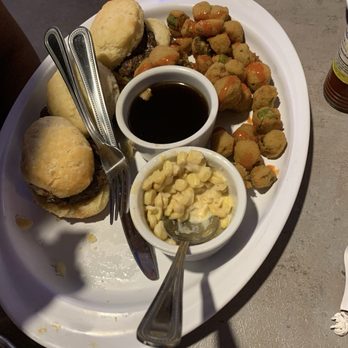 Corner Pub Downtown - STEAK AND BISCUITS, Fried Okra and Cream Corn - Sports Bars Near Me - Nashville, Tennessee Corner Pub Downtown - STEAK AND BISCUITS, Fried Okra and Cream Corn - Sports Bars Near Me - Nashville, Tennessee