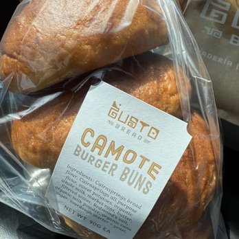 Gusto Bread - Camote burger buns - Bakeries Near Me - Long Beach, California Gusto Bread - Camote burger buns - Bakeries Near Me - Long Beach, California