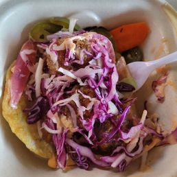 Battered Fried Fish Taco Battered Fried Fish Taco