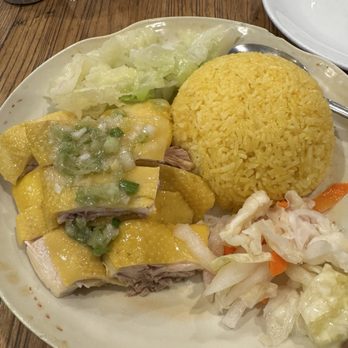 Tealicious - Authentic Hainanese Chicken Rice Plate - Bubble Tea Near Me - Sacramento, California